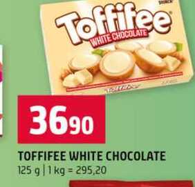 TOFFIFEE WHITE CHOCOLATE 125 g