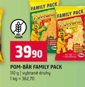 POM-BÄR FAMILY PACK 110 g vybrané druhy