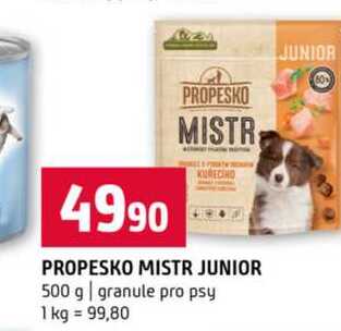 PROPESKO MISTR JUNIOR 500 g granule pro psy 