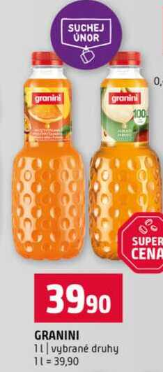GRANINI 1l vybrané druhy 