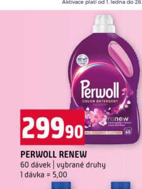 PERWOLL RENEW 60 dávek vybrané druhy 