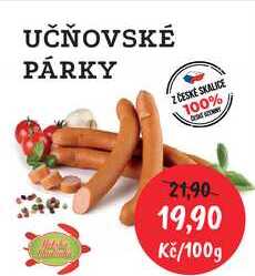 UČŇOVSKÉ PÁRKY 100g 