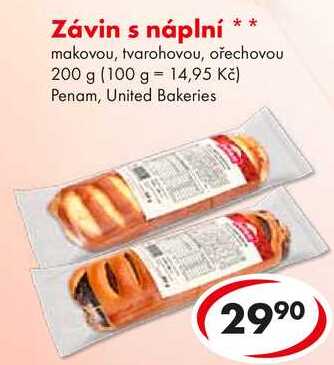Závin s náplní, 200 g