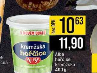 Alba hořčice kremžská 400 g 