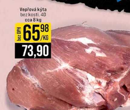Vepřová kyta bez kosti, 40 cca 8 kg 1kg