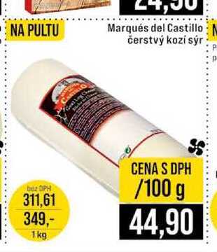 Marqués del Castillo čerstvý kozí sýr 100g