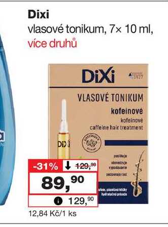 Dixi vlasové tonikum, 7x 10 ml