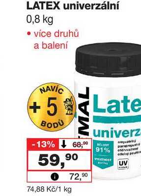 LATEX univerzální 0,8 kg