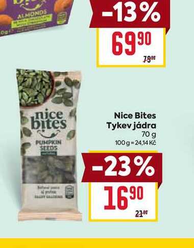 Nice Bites Tykev jádra 70 g