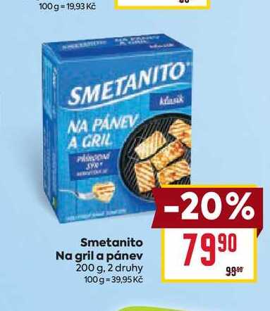 Smetanito Na gril a pánev 200 g