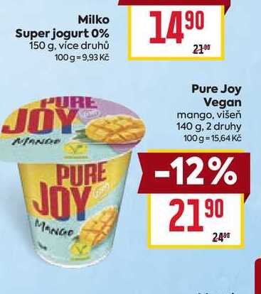 Pure Joy Vegan mango, višeň 140 g