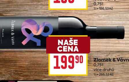 Zlomek & Vávre 0,75l