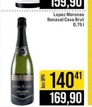 Lopez Morenas Bonaval Cava Brut 0,75l