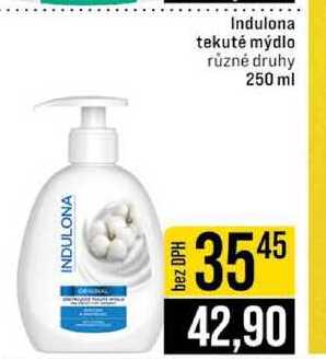 Indulona tekuté mýdlo různé druhy 250 ml 