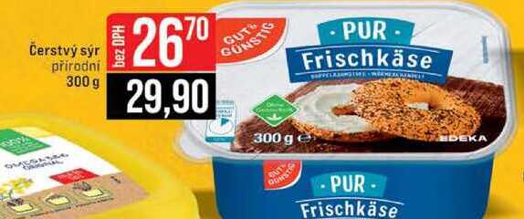 Čerstvý sýr přírodní 300 g 