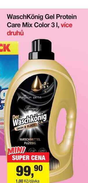 Waschkönig Gel Protein Care Mix Color 3 l