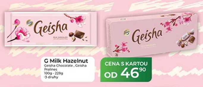 G Milk Hazelnut Geisha Chocolate, Geisha Pralines 100g-228g 