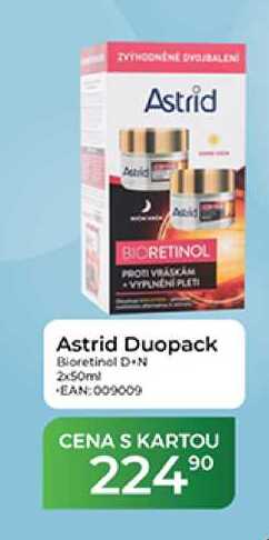 Astrid Duopack Bioretinol D+N 2x50ml 