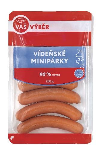 VÁŠ VÝBĚR Vídeňské minipárky, 200 g