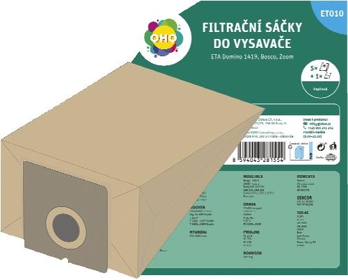 Korrekt Sáčky do vysavače ET010 - ETA Domino 419, 5 KS