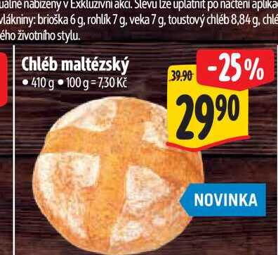  Chléb maltézský 410 g