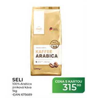 SELI 100% Arabic zmková káva  1 kg v akci