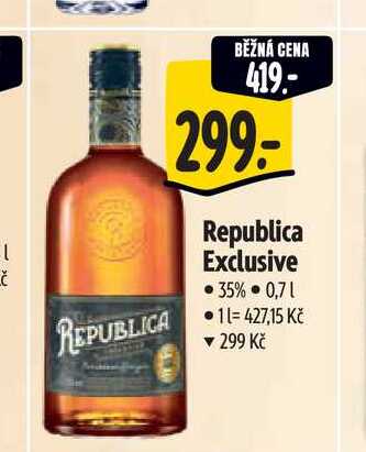   Republica Exclusive 0,7 l