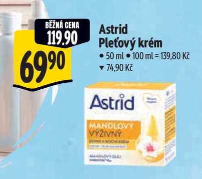  Astrid Pleťový krém 50 ml  