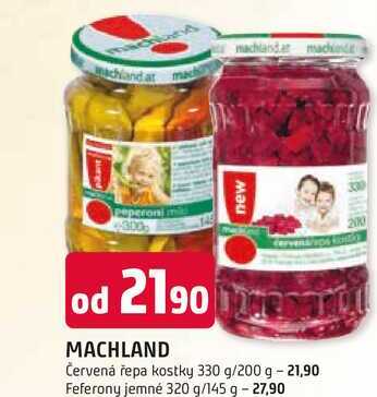 MACHLAND Červená řepa kostky 330 g/200 g