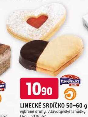 LINECKÉ SRDÍČKO 50-60 g 