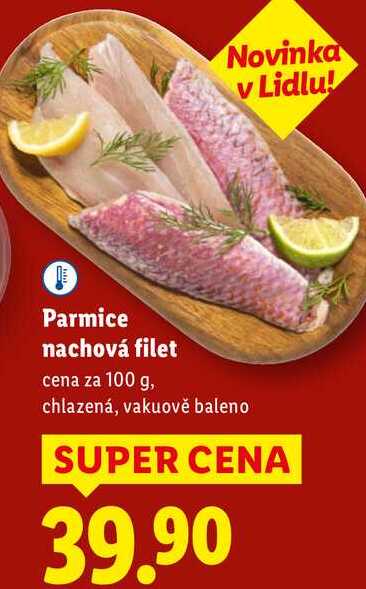 Parmice nachová filet, cena za 100 g