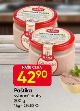 Sláma Paštika vybrané druhy 200 g