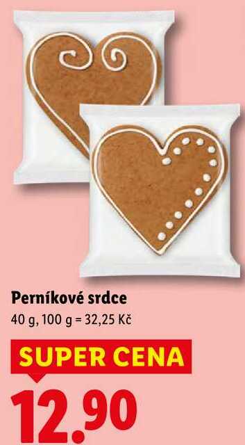 Perníkové srdce, 40 g
