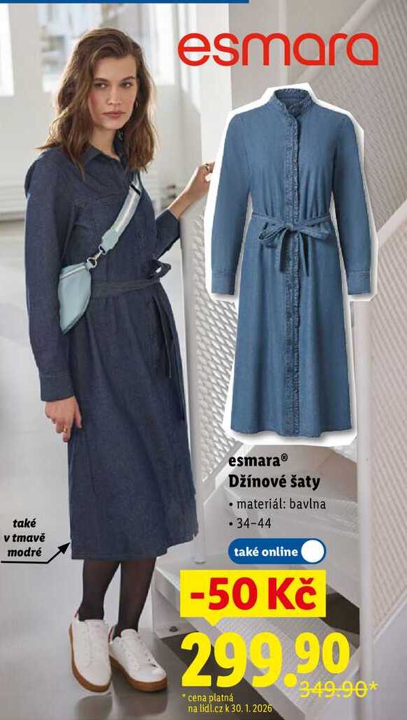 esmara Džínové šaty 