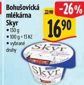 Bohušovická mlékárna Skyr, 130 g