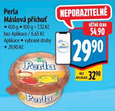 Perla Máslová příchuť, 450 g