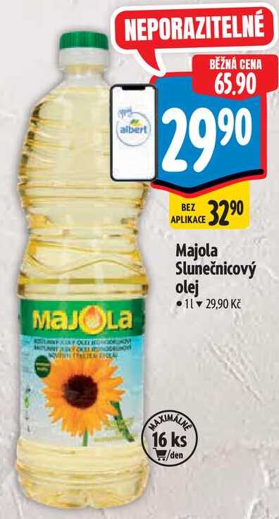 Majola Slunečnicový olej, 1 l