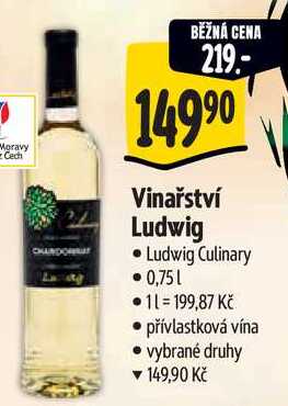 Vinařství Ludwig, 0,75 l