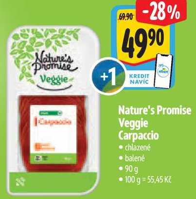 Nature's Promise Veggie Carpaccio, 90 g