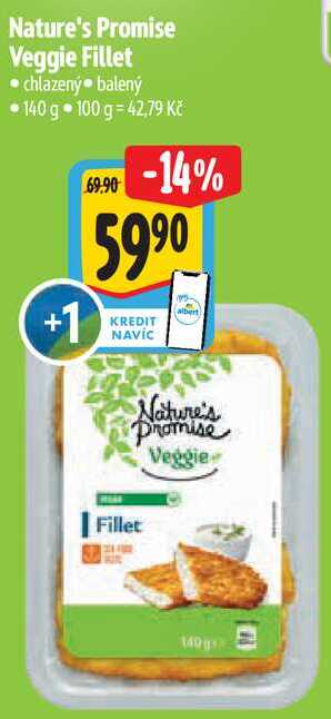 Nature's Promise Veggie Fillet, 140 g