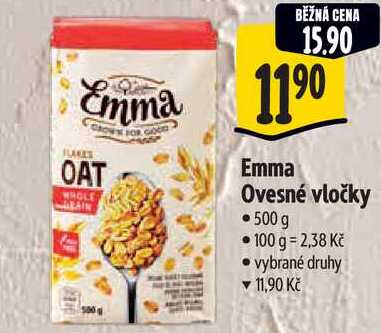 Emma Ovesné vločky, 500 g
