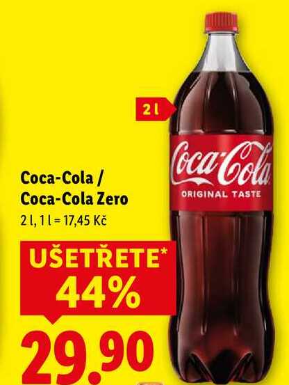 Coca-Cola/Coca-Cola Zero, 2 l
