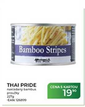 THAI PRIDE nakládaný bambus proužky 227 g