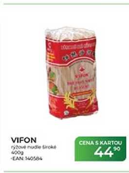 VIFON rýžové nudle široké 400 g