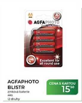 AGFAPHOTO BLISTR zinková baterie 4 ks