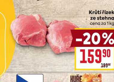 Krutí  řízek ze stehna 1kg