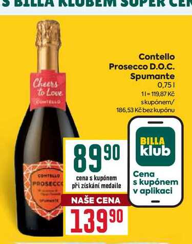 Contello Prosecco D.O.C. Spumante 0,75l