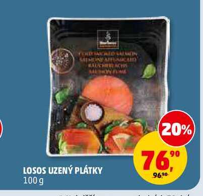 LOSOS UZENÝ PLÁTKY, 100 g 