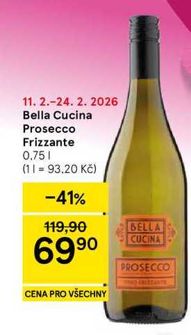 Bella Cucina Prosecco Frizzante, 0.75 l