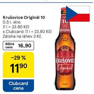 Krušovice Originál 10, 0,5 l